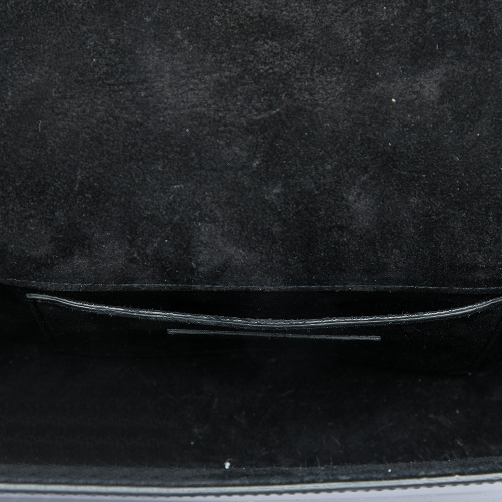 Pre-Loved Saint Laurent Small Patent Monogram Universite Crossbody - Picture 4 of 5